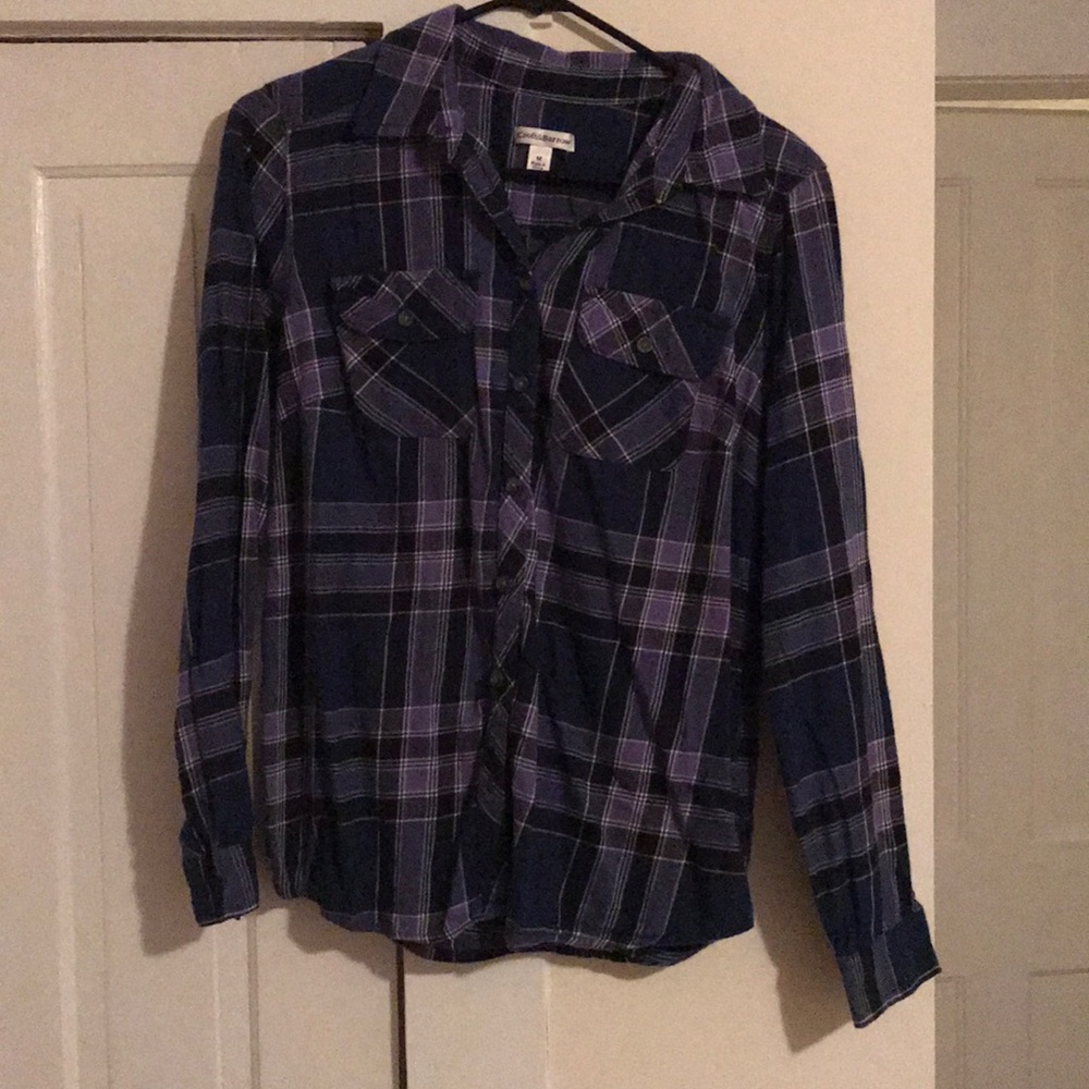 Croft & barrow plaid button up